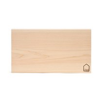 socean 국산 편백 나무 수제 통도마 무절 44cm x 24cm 핸드메이드 통원목 항균 이유식도마 나무결 우드 키친보드 장인