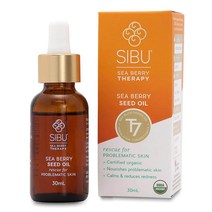 시부 뷰티 씨벅톤 씨 오일 피부용 퓨어 씨 베리 USDA 유기농 (30ML) 건강한 스킨톤 유지에 도움, 1팩