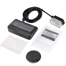 C100-HUD HUD OBD2 II EUOBD 앞 유리 자동차 전자 전압 경고 헤드 업 디스플레이 과속 시스템 프로젝터, 01 A