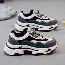 여성 스키니즈 운동화 춘추용 통굽 키높이 어글리슈즈 데일리 단화 WZB