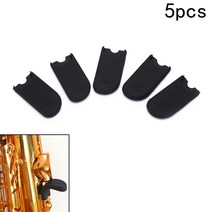 5Pcs 고무 색소폰 엄지 나머지 보호기 쿠션 패드 손가락 보호대 알토 테너 소프라노 색소폰 블랙 편안한, 한개옵션0, 한개옵션0
