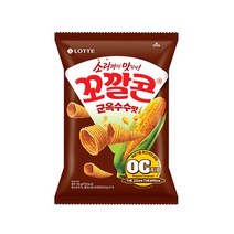 롯데 인간사료 스낵바 봉지과자 꼬칼콘 군옥수수맛 134g 3봉 사무실다과 홈파티, 22개