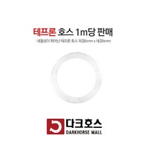 해빙기호스 테프론호스 코너스프링 해빙기용품 스팀해빙기용 스프링노즐 내열호스 6x4 1m단위판매, 테프론호스6mmx4mmx1m당