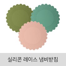 플라이토 실리콘 레이스 냄비받침, 브릭레드, 1개