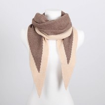 에스랑제이 여자 면 고급 목도리 마름모 머플러 MR39