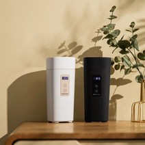 돼지꼬리히터 달팽이히터 전기온수기 대우 온도 설정 주전자 휴대용 야외 여행 물 보일러 450ml 220v fast Boiling 316 stainless steel, 검은색, 유럽 ​​연합