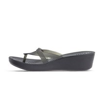 크록스 이사벨라 웨지 플립샌들 204773-060