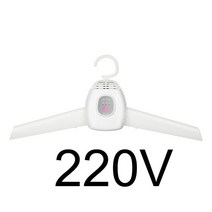 휴대용 신발 건조기 110V/220V 휴대용 전동 옷 건조 랙 접이식 신발 옷걸이, 01 220V White_02 EU