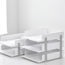 사무실 프린터 출력 오픈형 3단 이면지함 용지 서류 데스크테리어 보관함 오피스, CG-271362