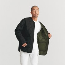 젝시믹스 XA5400G 맨즈 리버서블 포켓 퀼티드 자켓 사파리카키