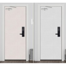 현관문 외부소음차단 셀프시공 자석 방음재 출입문 작업실 고시원 단열효과 원룸, 1개, 문고리세트 그레이 74