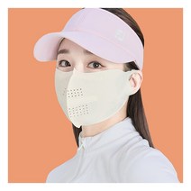 모델로 골프마스크 자외선차단 여성 자전거 등산 마스크, 선택완료, 베이지/S