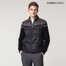 잭필드 사무엘 하이브리드 니트 패딩 네이비