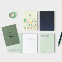 문학 양장 스티키 노트 비밀의 화원, 1개
