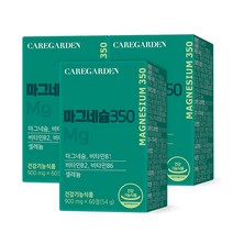케어가든 마그네슘 350 효능 900mg x 60정 3박스(6개월분), 단품, 단품