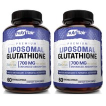 2개 뉴트리플레어 슈퍼 퓨어 리포조말 글루타치온 700mg 60캡슐 영양제 효능 효과, 60정2통