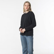 쿨이지 PK 무지 라운드 긴팔