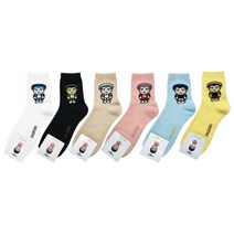 GGUBONG SOCKS 꺼봉이 극세사 수면 양말 6컬러