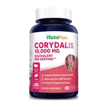 누사퓨어 코리달리스 현호색 10000mg 180캡슐 Corydalis, 3개