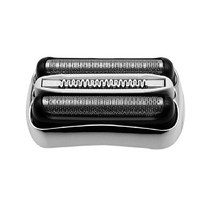 브라운면도기 32s 시리즈 301s 310s 320s 330s 커터 교체용 면도 헤드 교체 헤드 44, 실버 블랙