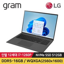 LG 그램 15.6 16인치 17인치 11세대 12세대 인텔 i5 i7 512G RAM 16G 일반 2IN1터치스크린 15Z95N 16T90Q 17Z90Q 노트북 윈도우포함, WIN11 Home, 512GB, 16GB, 12세대 i7, 그레이