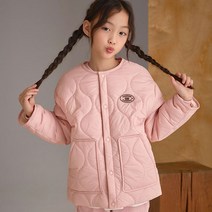 스파오키즈 가벼운 라이트 퀼팅 아동 주니어 경량 패딩 점퍼_핑크 NC유성점