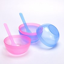 모델링팩 통 팩도구 세트 석고팩 용기 도구 고무팩, 파랑