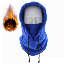 넥워머 후드 토시 신제품 플리스 발라클라바 남성 겨울 모자 스카프 스키 페이스 마스크 넥 비니 여성 스트리트웨어 승마 워머, 01 Blue