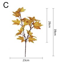 돈들어오는 황금나무 인공 나뭇가지 가을 붉은 단풍나무 시뮬레이션 절단 녹색 식물 모델링 황금, 03 03