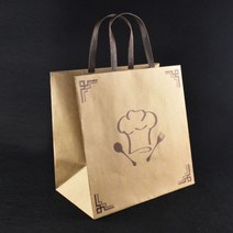 친환경쇼핑백 종이가방 종이쇼핑백 제과포장배달 KPG(요리) 200장