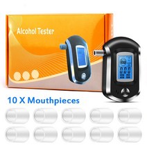 음주단속기계 경찰 음주 운전 알콜 측정기 휴대용 감지기 음주단속 디지털 상자 수동, CN, 상자 포함