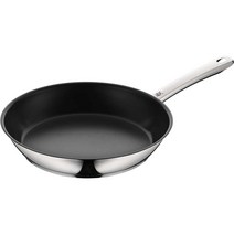 WMF 독일 명품 후라이팬 프라이팬 24 cm 들러붙지 않는 코팅 Cromargan®: 스테인리스 스틸 18/10 TransTherm® 범용 베이스 오븐에 적합, 28 cm