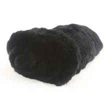 (DEMOO)데무 블랙 REX 래빗 토끼 100 목도리 머플러