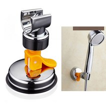 각도조절 비누받침 샤워기 걸이 실버, 1개