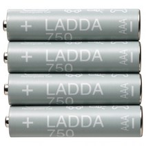 이케아 라다 충전지 4개 AAA 750mAh
