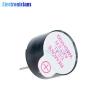 부져 경보10pcs 3v 액티브 버저 마그네틱 긴 연속 비프 톤 알람 링거 12mm 미니 피에조 컴퓨터 프린터에 적, 한개옵션0