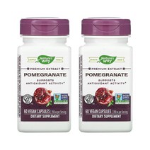 네이처스웨이 석류 Pomegranate 350mg 60캡슐 Premium Extract 2개