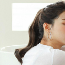 가발매니아 올림머리 포니테일 가발 2초포니 제니, 투톤브라운, 1개