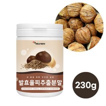 [에너데이] 국내산 발효 율피 밤껍질 밤속껍질 추출분말 230g 엘라그산 탄닌 율피 발효율피 분말 추출액 밤 밤껍질 가루 분말 중년 갱년기 다이어트 피부관리, 230gX1통