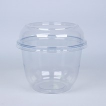 30온스 빙수용기 [뚜껑포함] 투명용기, 5개