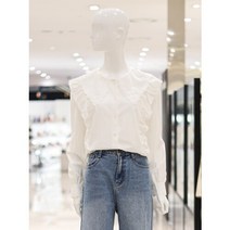 에이비에프지 AK수원점 ab.f.z 펀칭카라프릴블라우스 (KSX1HB41C)