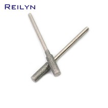 2.35mm 생크 실린더 다이아몬드 그라인딩 버 치아 그라인딩 비트 옥 스톤 연마 포인트 3/4/5/6/8mm 20 개, 01 20 pcs_01 3.0mm, 01 20 pcs_01 3.0mm