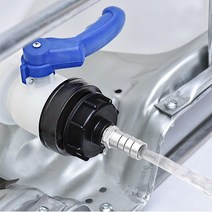 탈착식 스테인레스 관 물탱크 연장 밸브 니플 커넥터 도트통커넥터 1톤물통 IBC탱크 농양통 도트통수도꼭지 물통, 3-IBC스텐니뿔-20mm