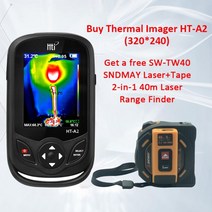 열화상카메라 열감지카메라 발열체크기 누수 탐지기 적외선 HT 열화상 휴대폰 240V 100 3.2 타입 A2 A1 IR 인치 HD, 02=HT-A2ThermalImager