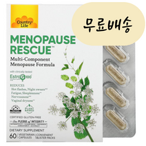 [미국정품 100%보장] Menopause Rescue 베지 타블렛 60타블렛 빠른직구 CLF50940, 1개, 60개