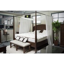 [벨라지오퍼니쳐] 크라우즈너 미국 캐노피 엔틱 침대 이스턴 킹침대 퀸침대 920 (프레임), 하단 매트리스 (E/K 사이즈)