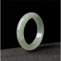 천연 옥반지 쌍가락지 천연 옥 남성 여성 고급 프리미엄 골동품 중년 선물용 원석