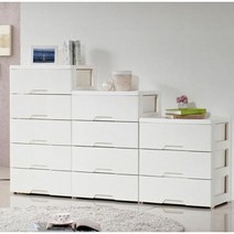 국산 무독성 서랍장3단 수납장 옷정리함 기저귀이지박스 공간박스 리빙박스 장난감수납 다용도, 옐로우-3단