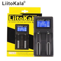 LII-PD2 스마트 배터리 충전기 18650 26650 21700 NiMH 리튬 충전 자동 극성 감지기 12V, [01] 미국