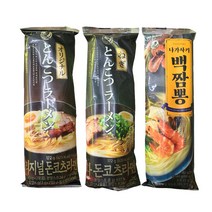 노브랜드 오리지날 돈코츠 라멘 + 파돈코츠 라멘 + 나가사키 백짬뽕